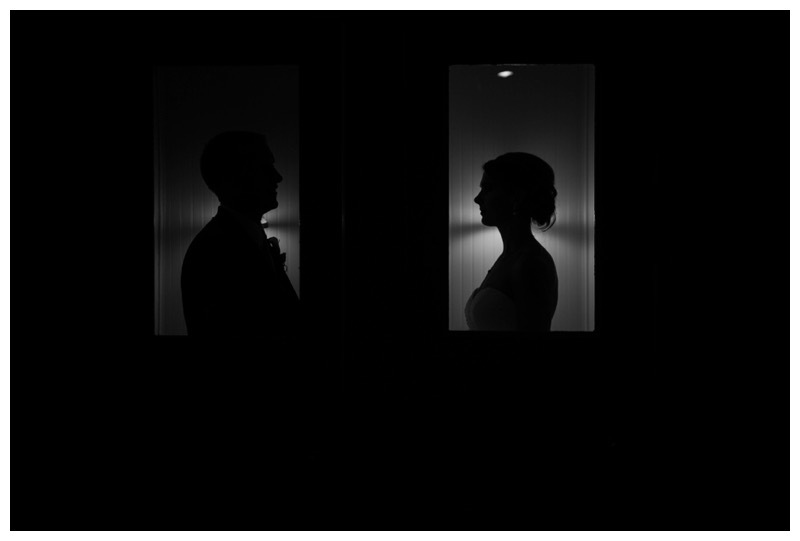 Bride and Groom Silhouette.